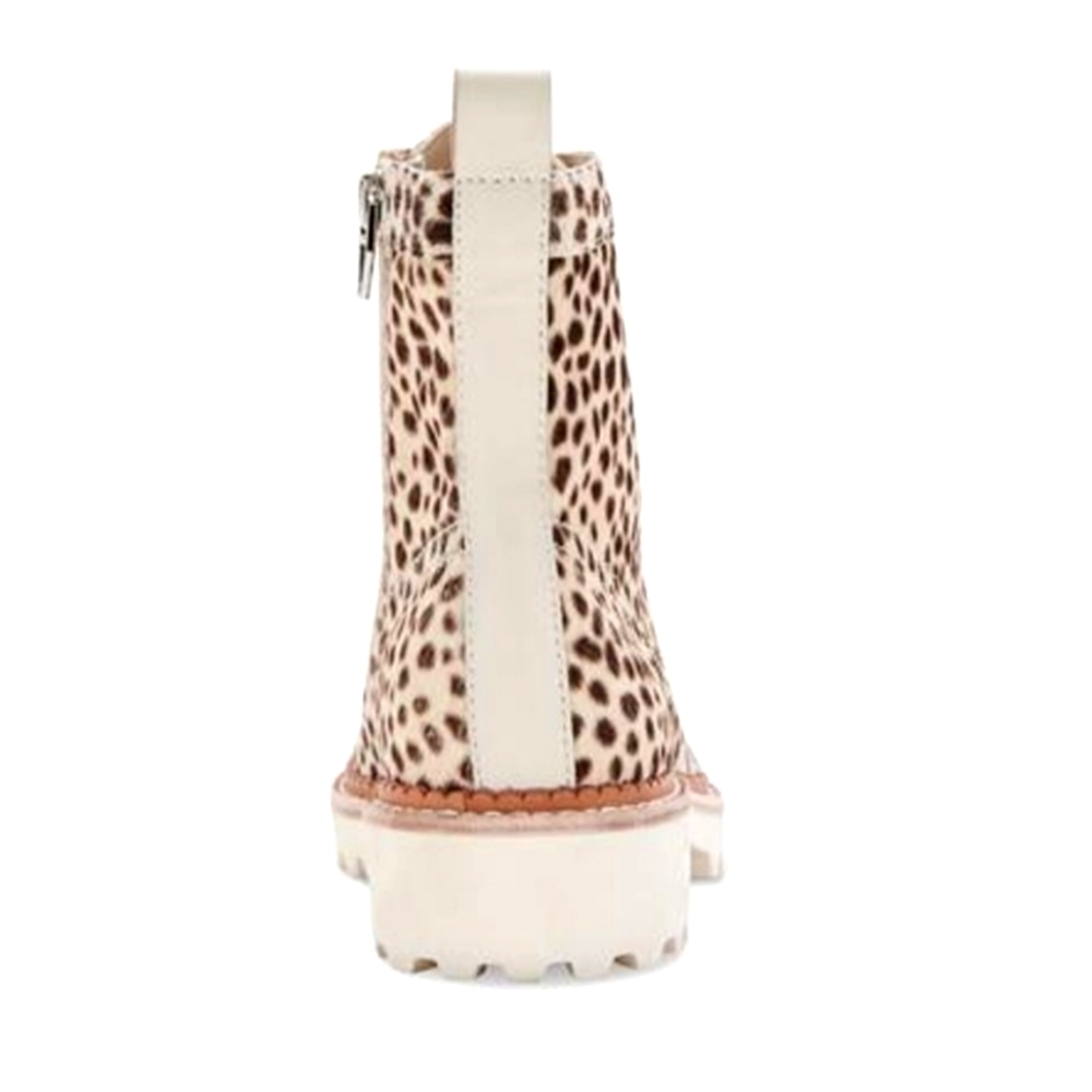 Dolce Vita, Leopard Print Combat Boot, Size 8 - image 5